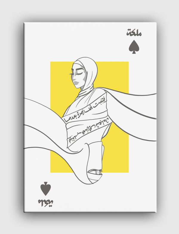 Queen of Spades Canvas