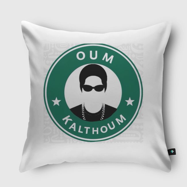 oum_kalthoum-ART - Throw Pillow