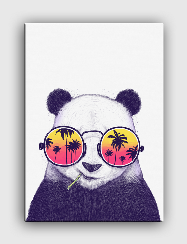 Tropical panda Canvas