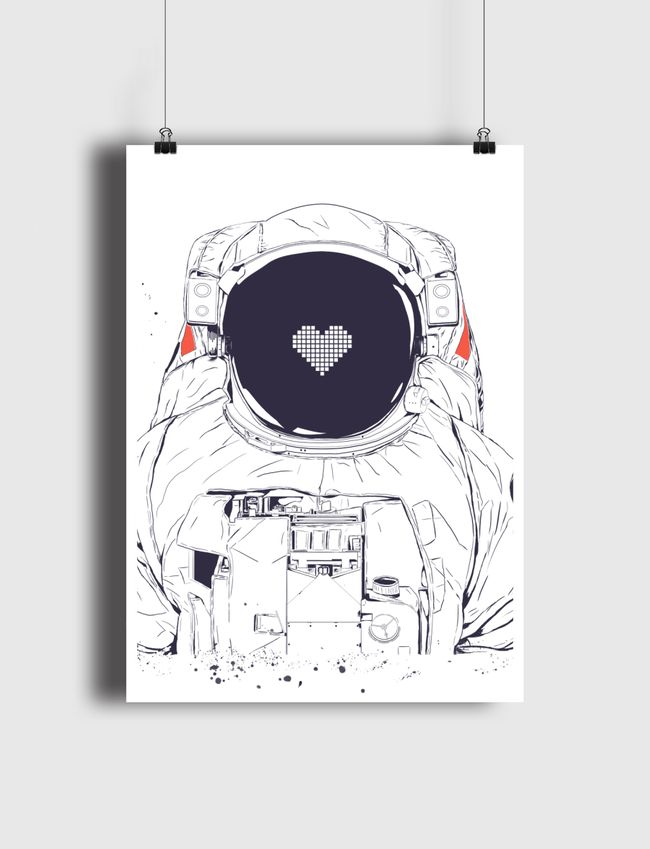 Astronaut love - Poster