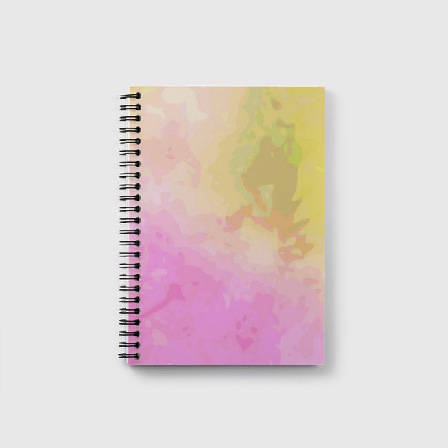 Pink + Yellow Galaxy - Notebook