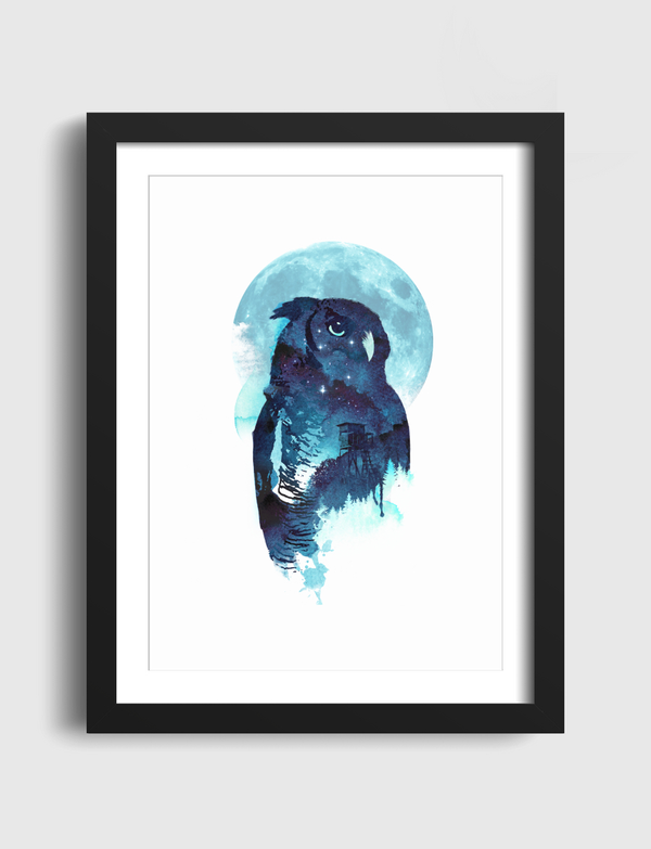 Midnight owl Artframe