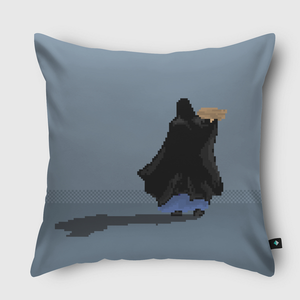 Bread seller Throw Pillow