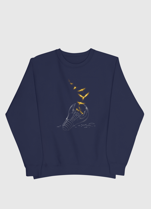 Freedom Light Bird Men Sweatshirt