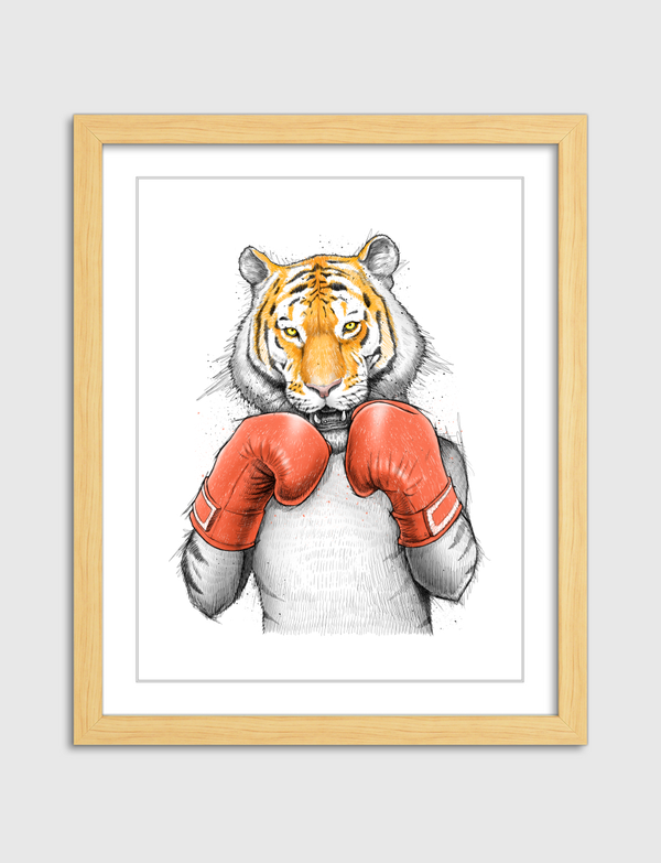 Tiger Boxer Artframe