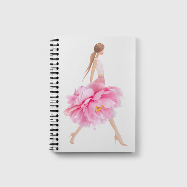 Fashion peonies Notebook