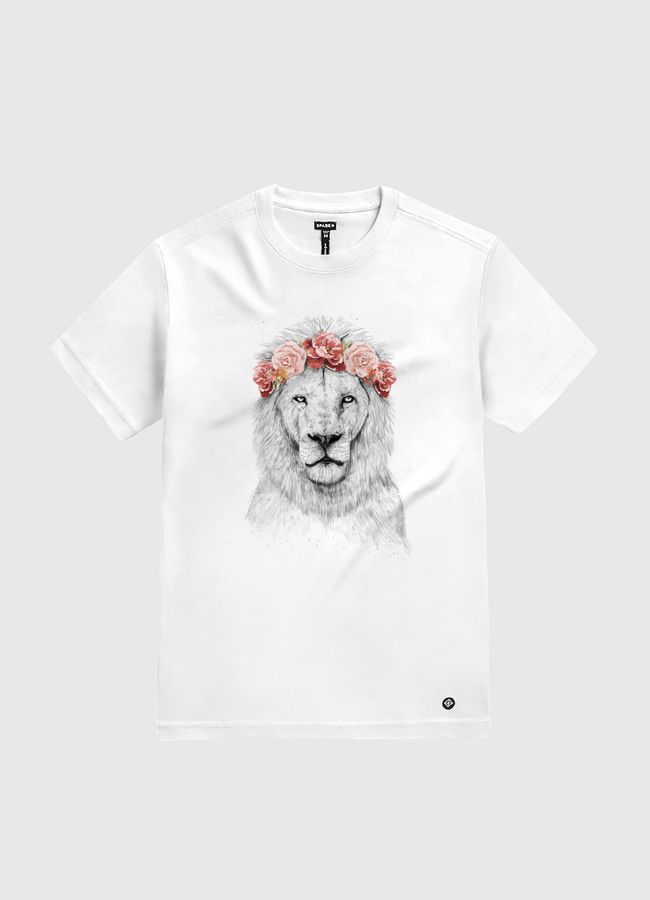 Festival lion - White Gold T-Shirt