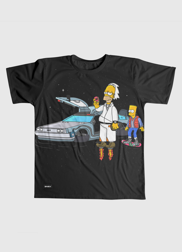 Back to the Future Space Men Graphic T-Shirt