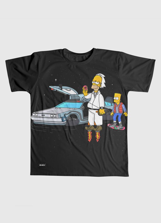 Back to the Future Space - Men Graphic T-Shirt