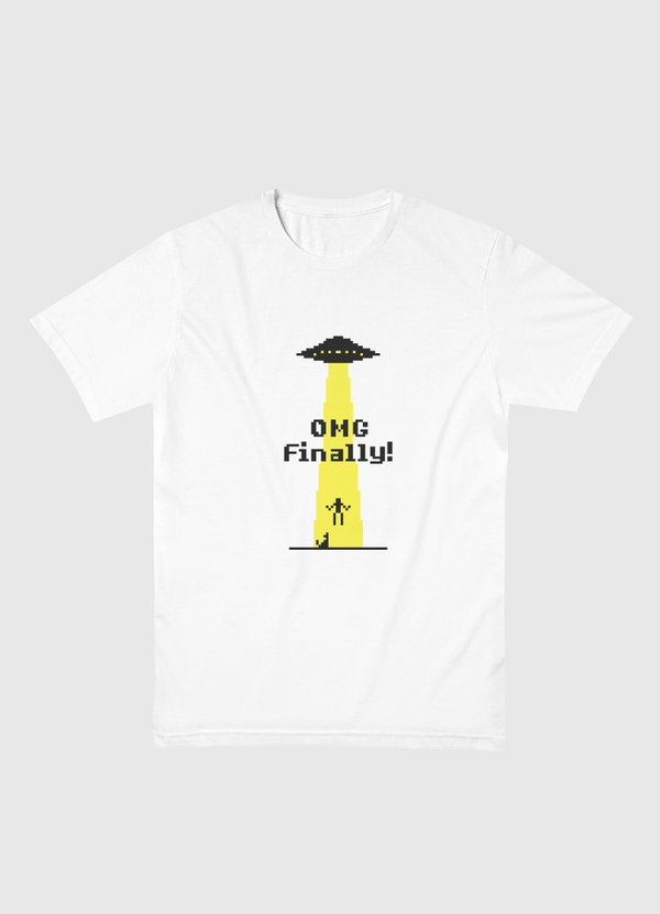 OMG Finally Men Basic T-Shirt