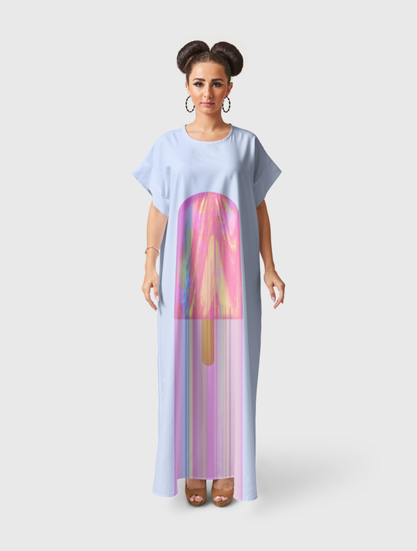 Glitched popsicle Short Sleeve Dress