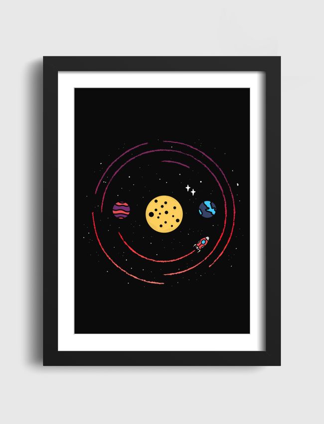 Smile, you are in space - Artframe