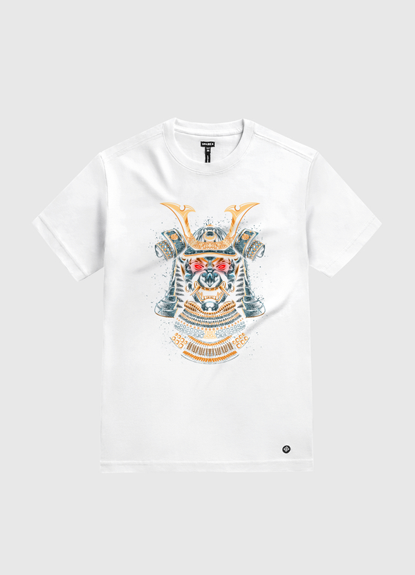 Awesome Samurai Gold White Gold T-Shirt