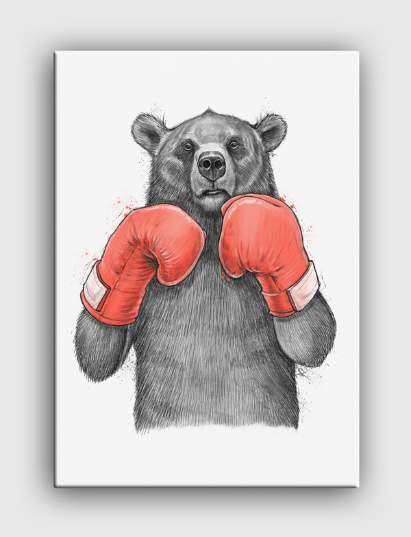 Bear Boxer Canvas