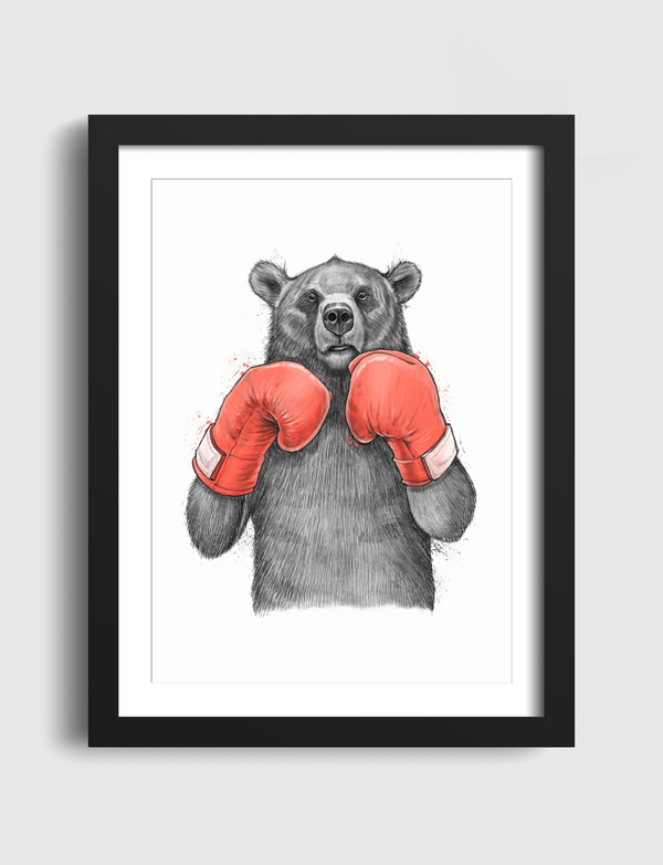 Bear Boxer Artframe