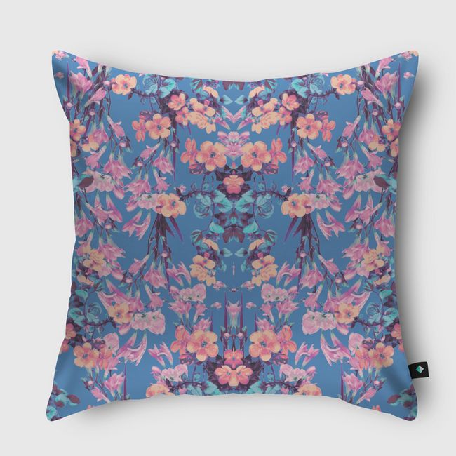 Ornamental Flowers - Throw Pillow