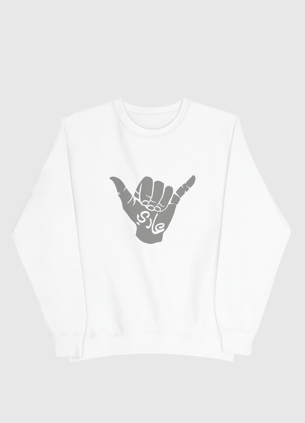 Sarcastic Hand Gesture Men Sweatshirt